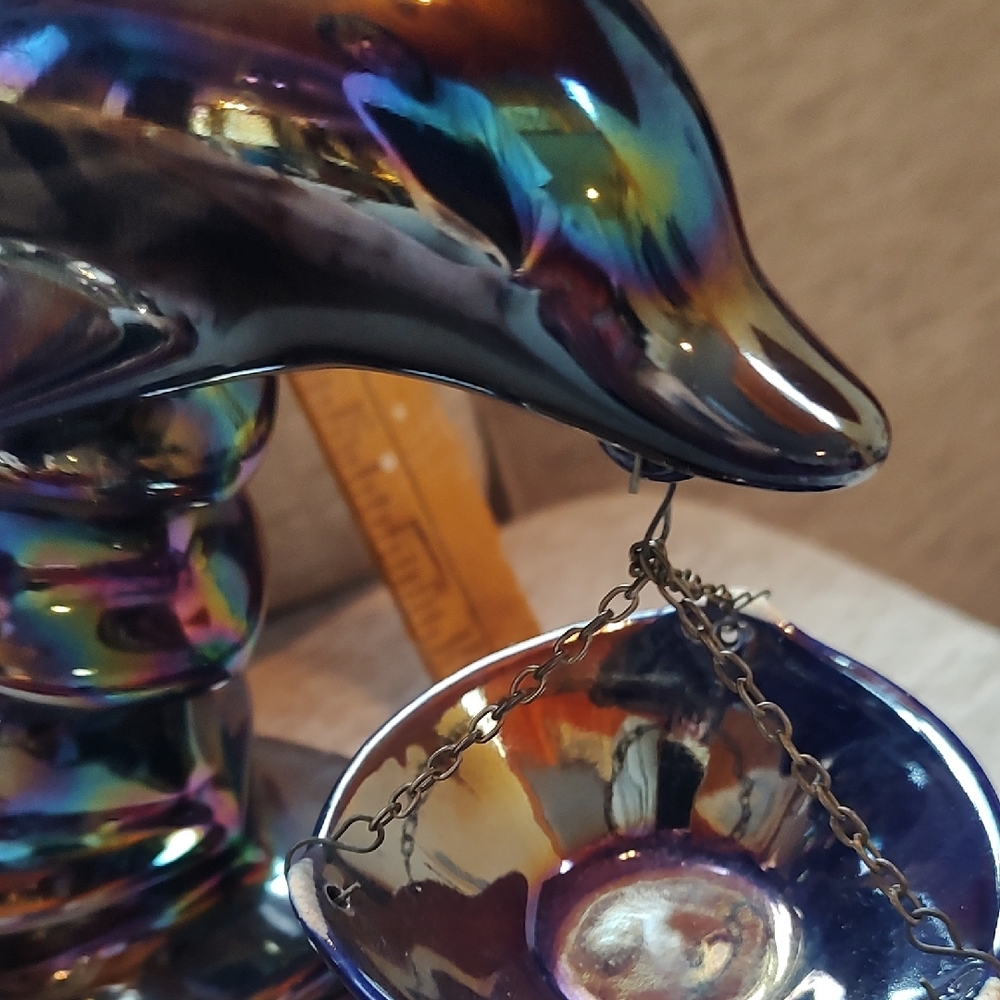 Iridescent Dolphin Incense Holder - Picture 9 of 9